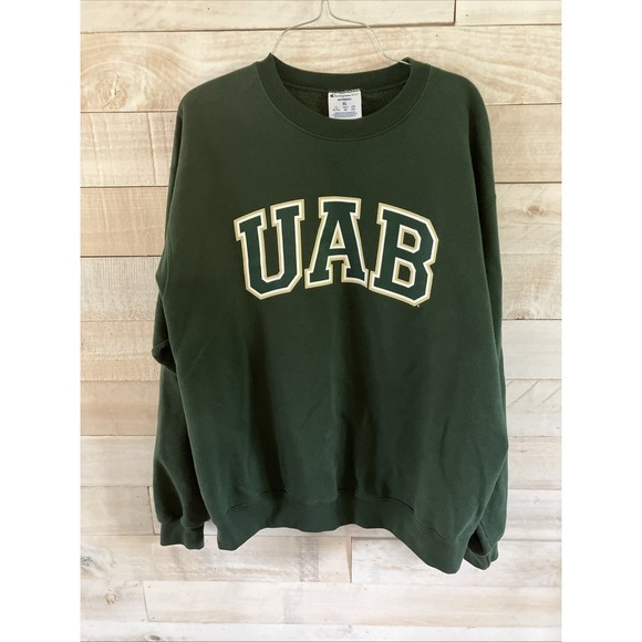 Champion Other - Champion UAB Blazers Eco Fleece Sweatshirt Mens XL Green Crewneck Pullover